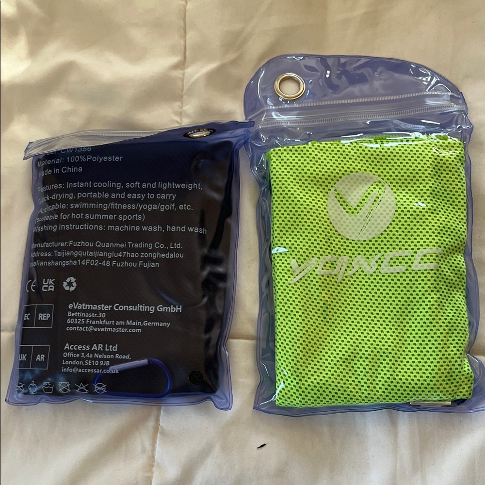 Cooling Sports Towels

New in Package